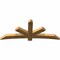Ekena Millwork Alberta Rough Sawn Timber Gable Bracket, Western Red Cedar, 84"W x 35"H x 4"D x 6"F, 10/12 Pitch GBW084X35X0406ALB00RWR - alternate 3